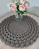 podkładki do kuchni Podkładka szydełkowa ze sznurka na stolik kawowy 60cm 2
