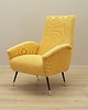 fotele Fotel żółty, włoski design, lata 70, produkcja: Włochy 2