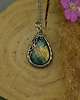 wisiory Wisiorek kolorowy labradoryt wire wrapping 2