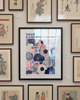 plakaty PLAKAT dekoracyjny , kwiaty Yayoi Kusama, łąka abstrakcyjna 5