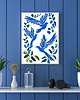plakaty PLAKAT ptaki , abstrakcja, matisse, niebieski 2
