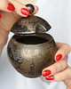 cukiernice Cukierniczka Ceramiczna Złoto Srebro 4