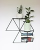 półki Metalowa ażurowa półka geometryczna HEXA 6