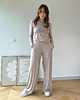 spodnie dresowe damskie Spodnie Gentle super soft taupe 8