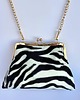 torebki mini Torebka zebra na łańcuszku 1