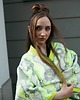 ubrania różne Limonkowe kimono 2