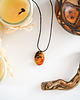 wisiory Owalny, kolorowy, artystyczny, dwustronny wisiorek abstrakcyjny handmade 2