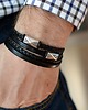 biżuteria męska BRANSOLETKA MĘSKA MAGNETOOS DOUBLE VARIO black 2