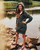 bluza z kapturem damska Bluza rozpinana LUZAK khaki 3