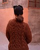 czapki damskie Turban lniany 7