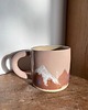 kubki i filiżanki Duży Ceramiczny Kubek Handmade 450 ml z Górami Podhale 4