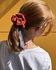 gumki do włosów Scrunchie Orange z odwiązywaną szarfą 1