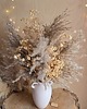dodatki - różne Bukiet boho do wazonu - trawy pampasowe i gipsówka 1