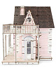 klocki i zabawki drewniane Drewniany domek dla lalek Pink 4