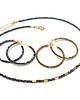 kolczyki - inne Alloys Collection Wianki (Hematyt old gold)  vol. 4  kolczyki 4
