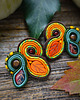 kolczyki soutache Jesienne  kolczyki soutache 2