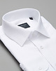 koszule męskie Koszula męska dł. rękaw biały slim fit 00276 1