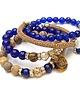 bransoletki z kamieni naturalnych Dark blue and  sand vol. 4 /24.05.21/ -  set 3