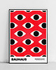 plakaty Plakat Bauhaus Red Eye Pattern 2