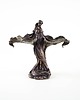 figurki i rzeźby Mosiężna figurka kobieca w stylu Art Deco 2