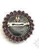 broszki Fleur Violette, broszka z jadeitem, beading, haft 3
