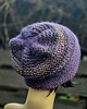 czapki damskie Fiolety / czapka z jedwabiem 1