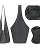 torby XXL  Short Boogi Bag czarna / torebka hobo / boho 1