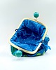 kosmetyczki Dark Peonies Toiletry Bag Teal 4