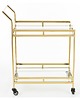 kuchnia - różne Wózek Kuchenny Barek na Kółkach Złoty Pino 1
