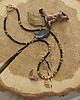 chokery Choker z onyksem, hematytem i tygrysim okiem 1