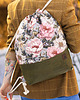 plecaki Damski workoplecak w kwiaty pastelowy róż KWIATOWA SIELANKA 1