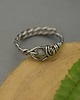 pierścionki - różne Pierścionek regulowany labradoryt wire wrapping 3