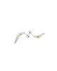kolczyki srebrne Kolczyki srebrne Geommetry GEMstone / satin silver earrings 3
