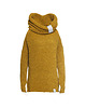 swetry damskie  Sweter Boucle Musztardowy 1