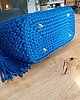 torby na ramię Ręcznie robiona torebka damska w kolorze chabrowym 5