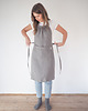 fartuchy kuchenne Lniany fartuszek classic TRUE GRAY 6