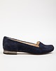 baleriny damskie ZAMSZOWE BALERINKI LORDSY - MODEL 025 - KOLOR GRANAT NUBUK 2