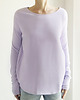 bluza bez kaptura damska Gruby Wąski rękaw Jasnofioletowy 2