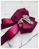 broszki Brosza  / Krawat w kolorze burgund  z Reniferem Exclusive 6