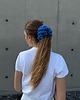 gumki do włosów Cobalt mohair crochet scrunchie 1