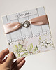 kartki scrapbooking Kartka ślubna z kokardą i kryształkami 1