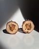 kolczyki drewniane Drewniane kolczyki - rysunki natury, abstrakcja 7