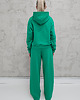 komplety damskie Komplet oversized kangurka i szerokie spodnie wide leg Spring Green 2
