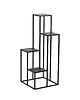 kwietniki Kwietnik Metalowy Stojak na kwiaty METALLO 88cm czarny LOFT 1