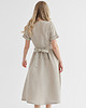 sukienki midi damskie Lniana Sukienka JASMINE NATURAL 6
