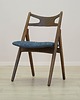 krzesła Komplet czterech krzeseł dębowych, duński design, lata 60, Hans. J. Wegner 1