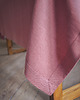 obrusy i serwetki Lniany obrus z listwą heavy linen DUSTY PINK 4