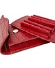 piórniki Etui na 5 piór lub długopisów  czerwień krok 2