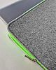 etui na laptopa FLUO ZIELONY zamek etui z filcu na laptopa 1