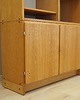 regały i półki Biblioteczka jesionowa, duński design, lata 70, produkcja: Dania 2